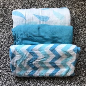 Bamboo Muslin Swaddle Blankets